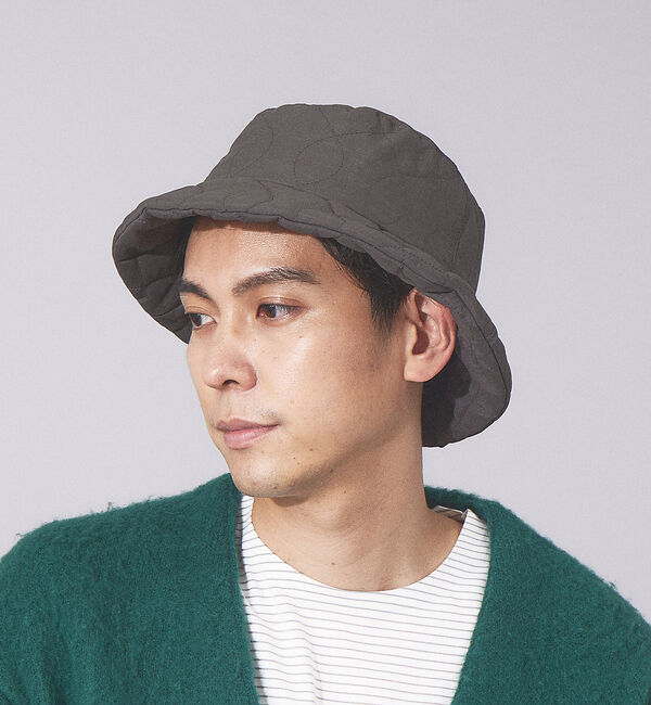 ABAHOUSE「【RUBEN/ルーベン】　QULTING BUKET HAT/キルティング　バケ」|その他|カーキ
