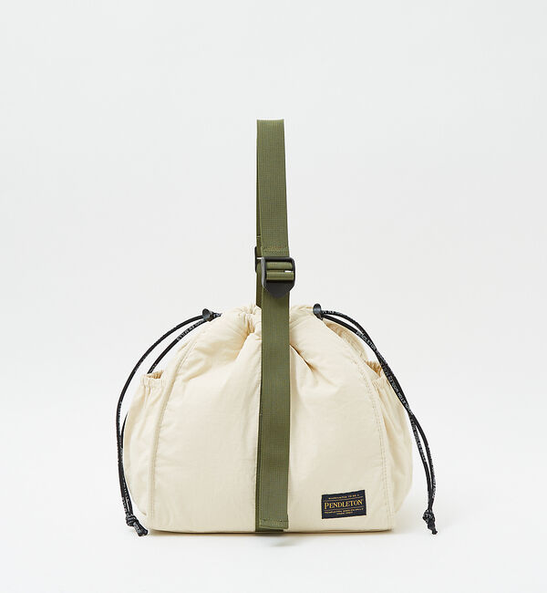 ABAHOUSE「【PENDLETON &times; MARIEコラボ 】ワンハンドル DROW 2WAYシ」|ショルダー・メッセンジャー|オフホワイト