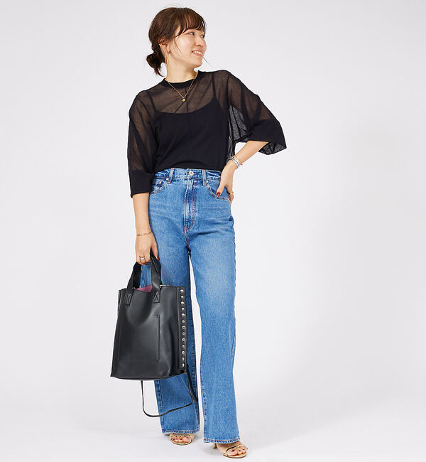 ABAHOUSE「【cheek /チーク】rivet 2way tote/リベット2way トート」|トートバッグ|