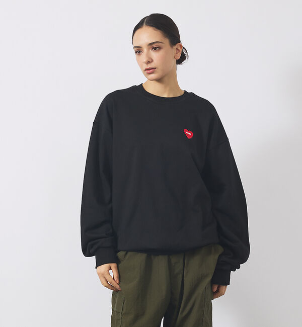 ABAHOUSE「【POLER / ポーラー】HEART LOGO EMBROIDERY CREW」|スウェット・ジャージ|
