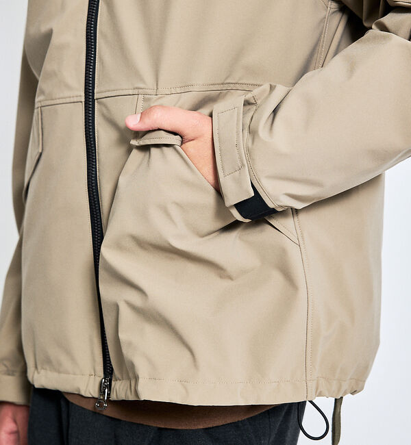 ABAHOUSE「TAIONライナー スタンドカラー　シェルジャケット / ショートブルゾン」|ブルゾン・スタジャン|