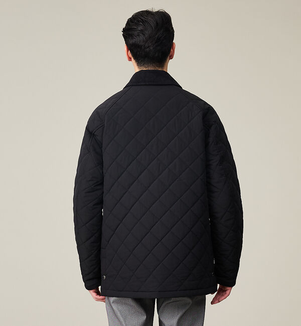 ABAHOUSE「【コーデュロイ襟】ラグラン 中綿キルティング ジャケット」|ブルゾン・スタジャン|