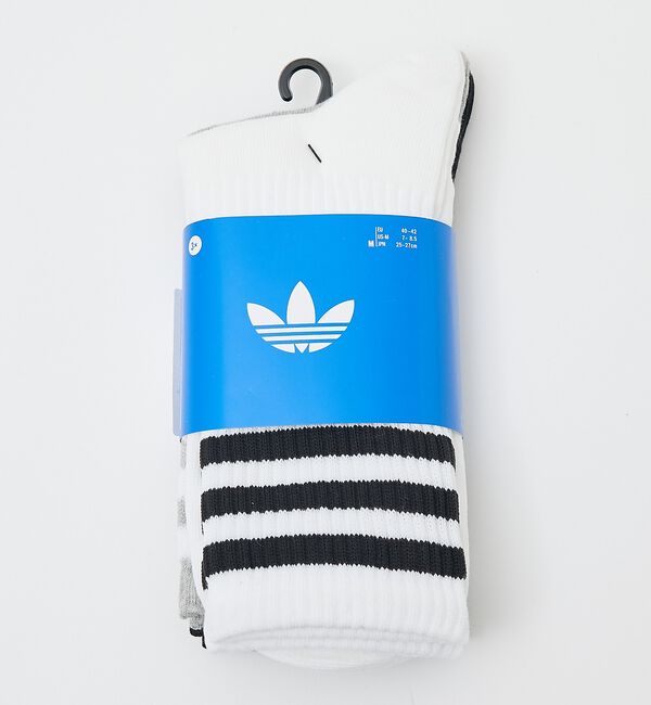 ABAHOUSE「【adidas originals/アディダスオリジナルス】CREW SOCK」|ソックス|