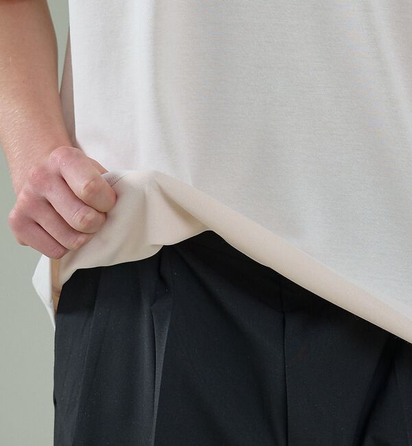 ABAHOUSE「【リバーシブルカラー】ライトポンチ 半袖Tシャツ / リラックスフィット【予約】」|Tシャツ・カットソー|