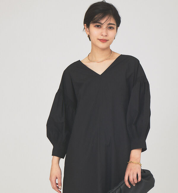 Rouge vif「2WAY袖プリーツワンピース」|ワンピース|