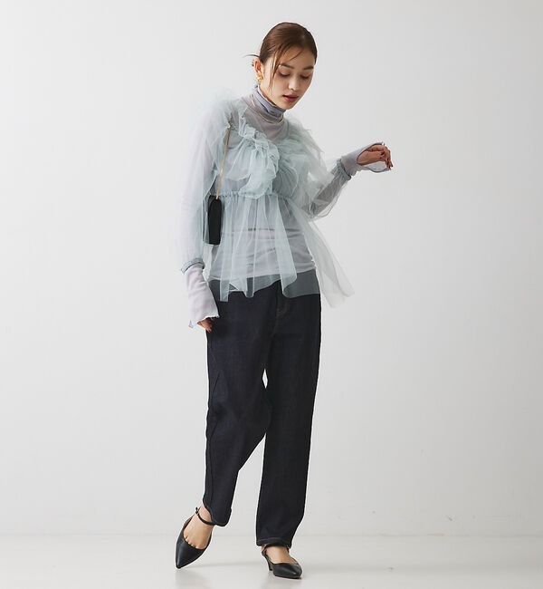 Rouge vif「チュール ブラウス」|シャツ・ブラウス|