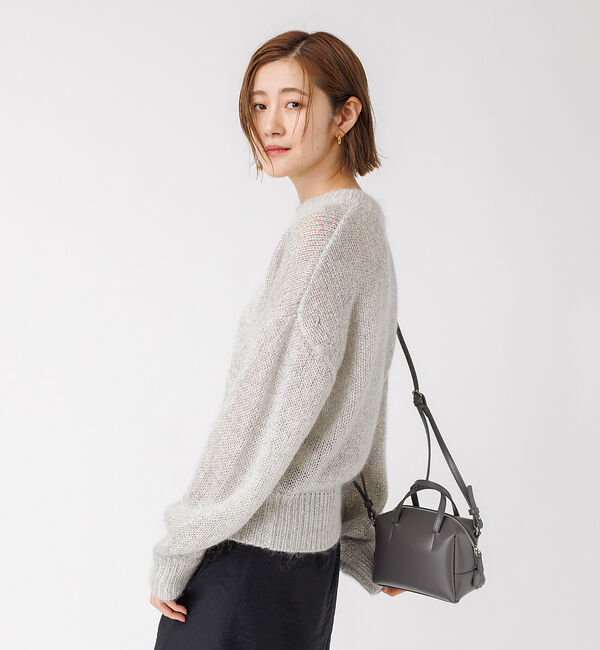 Rouge vif「ラメ&times;モヘア ニットプルオーバー」|ニット・セーター|