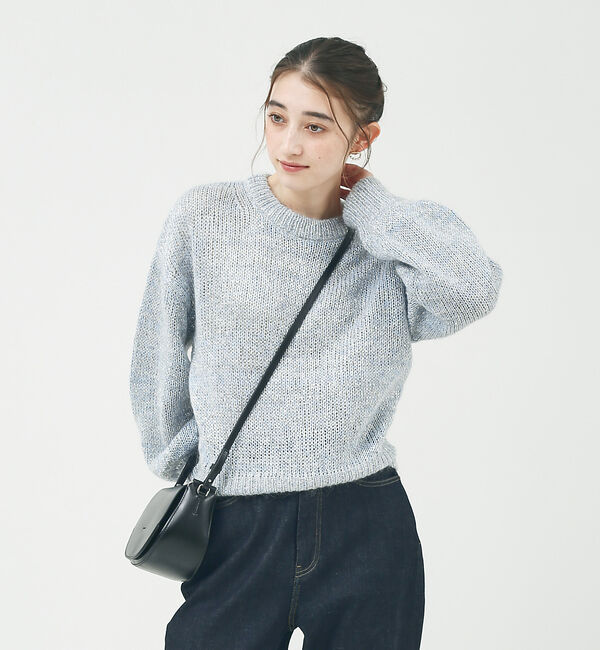 Rouge vif「ラメ&times;モヘア ニットプルオーバー」|ニット・セーター|