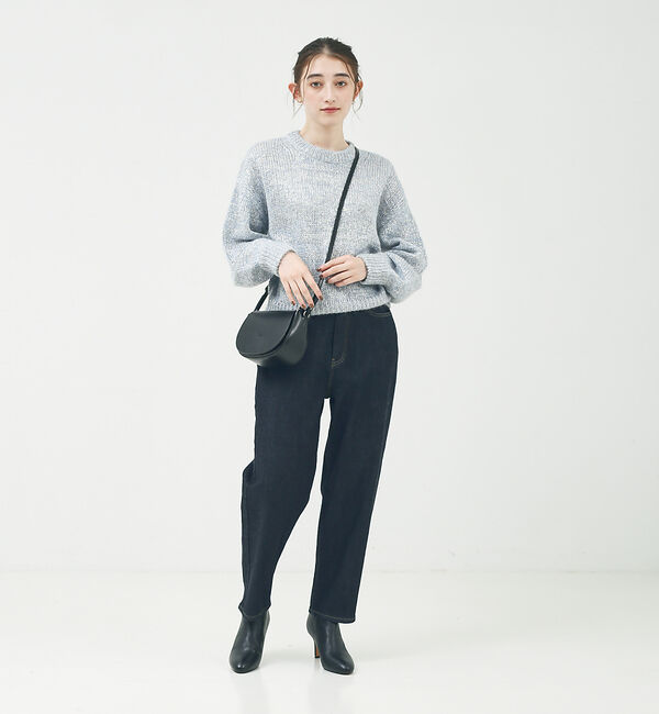 Rouge vif「ラメ&times;モヘア ニットプルオーバー」|ニット・セーター|