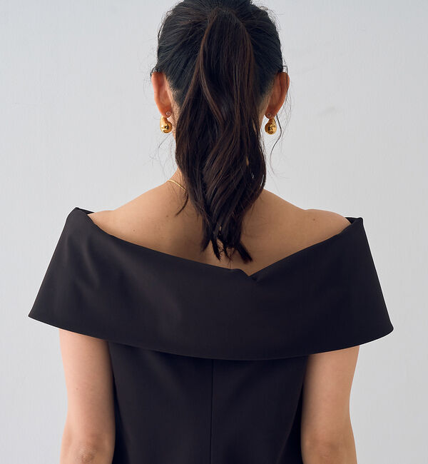 Rouge vif「【撥水】大衿トリコットワンピース」|ワンピース|