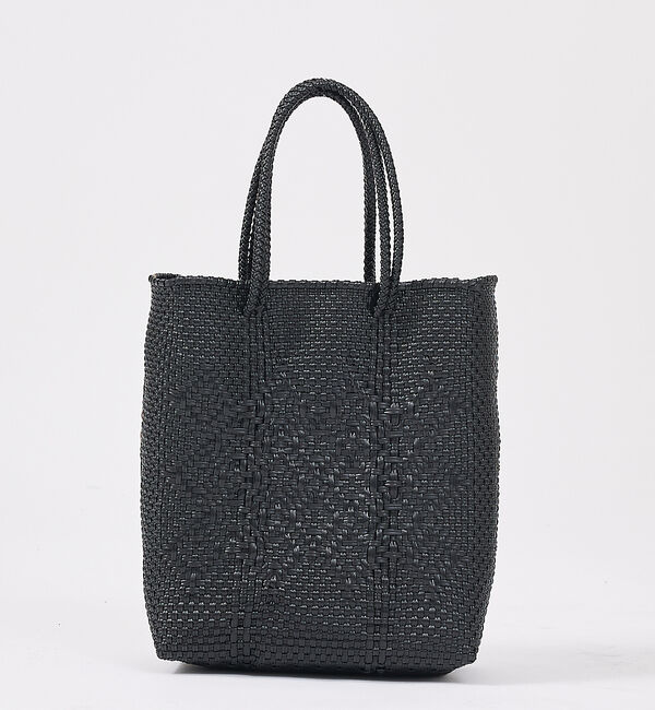 Rouge vif「【MOON BIRD/ムーンバード】手編みのメルカドバッグM/縦長/ギフト【WE」|トートバッグ|