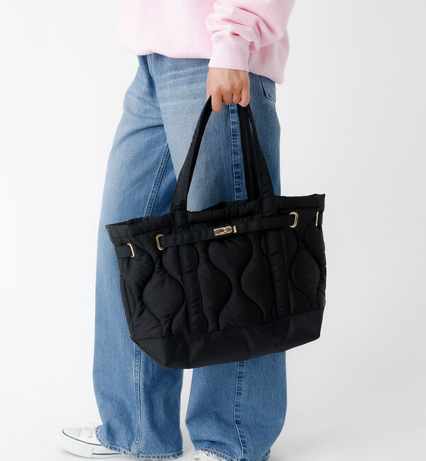 Rouge vif「【TRIFFER/トリファー】キルティングトートバッグ/キルティング/トート/大」|トートバッグ|