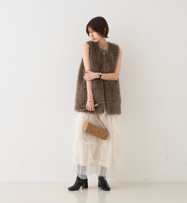 Rouge vif「【一部店舗限定】チュールフォルムスカート」|スカート|