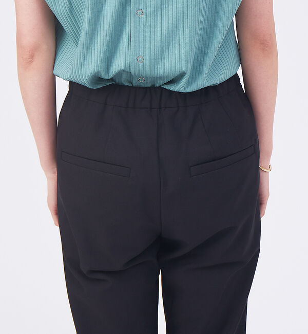 qualite「【新色登場】【セットアップ対応】コットンリネン2WAYストレッチタックパンツ」|その他|