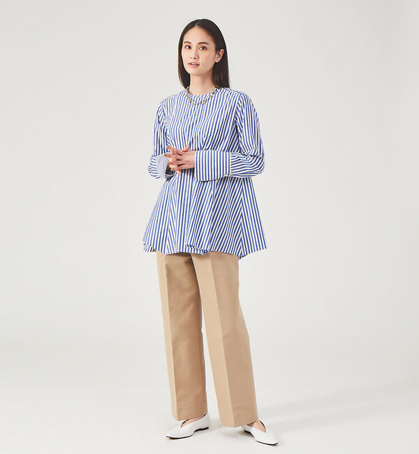 qualite「コットン2重織ストレートパンツ」|その他|