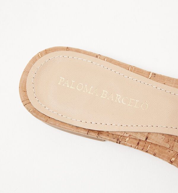 qualite「【PALOMA BARCELO】LEIRE　リボンフラットサンダル」|サンダル|