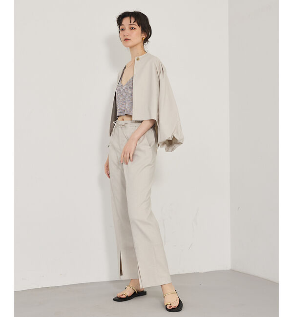 qualite「【セットアップ対応】スリットパンツ」|その他|