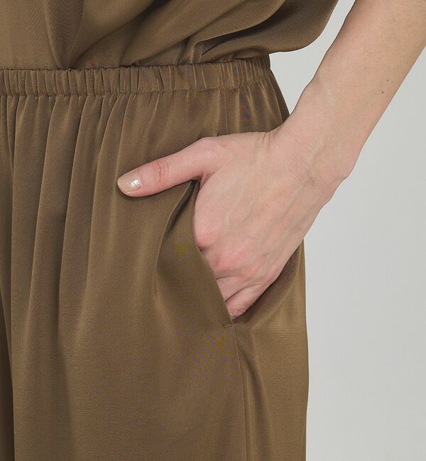 qualite「【接触冷感＆吸水速乾】クールサテンパンツ/セットアップ対応【予約】」|その他|