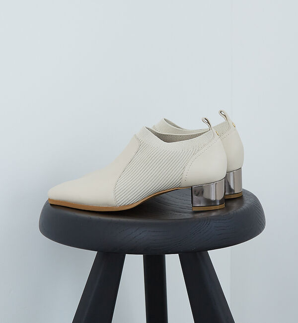 AU BANNISTER「ストレッチニットシューティー」|その他|アイボリー