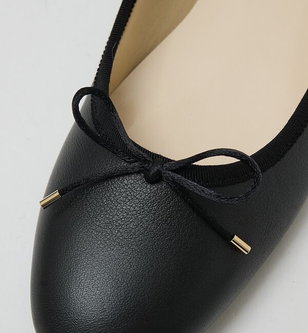 AU BANNISTER「撥水レザーバレエシューズ【予約】」|バレエシューズ|