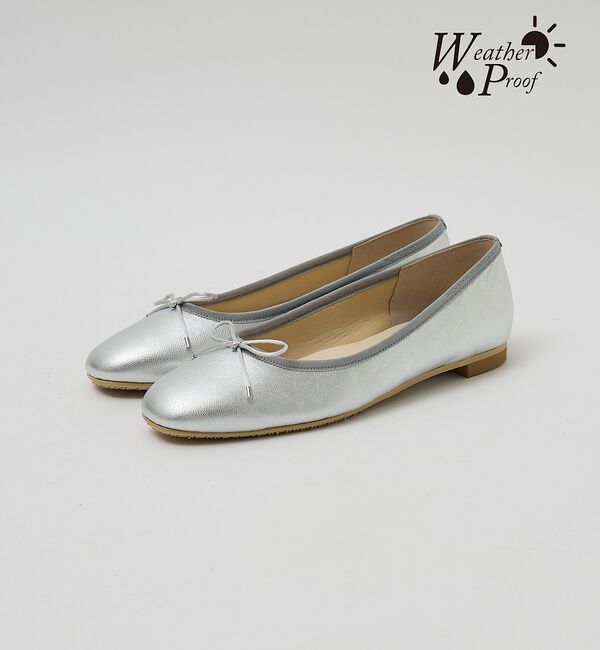 AU BANNISTER「撥水レザーバレエシューズ【予約】」|バレエシューズ|