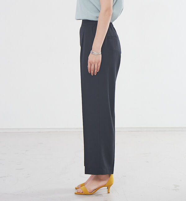abahouse mavie「春夏素材【感嘆パンツ】リネン混セミワイドパンツ」|その他|