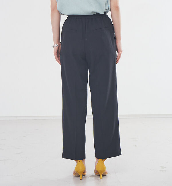 abahouse mavie「春夏素材【感嘆パンツ】リネン混セミワイドパンツ」|その他|