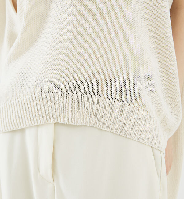 The Store by C' 「【COCUCA】リネンシルクプルオーバー」|ニット・セーター|