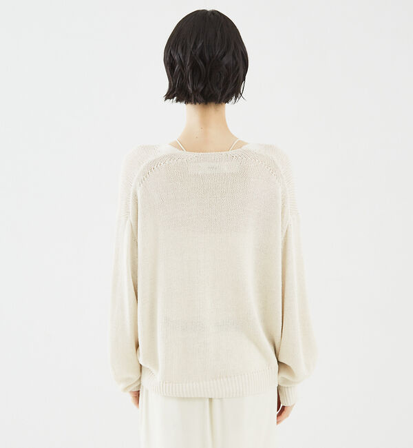 The Store by C' 「【COCUCA】リネンシルクプルオーバー」|ニット・セーター|