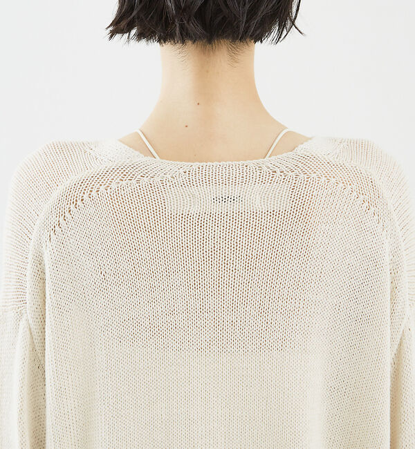 The Store by C' 「【COCUCA】リネンシルクプルオーバー」|ニット・セーター|