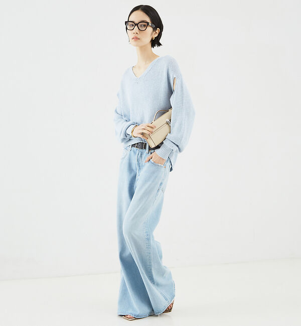 The Store by C' 「【COCUCA】リネンシルクプルオーバー」|ニット・セーター|