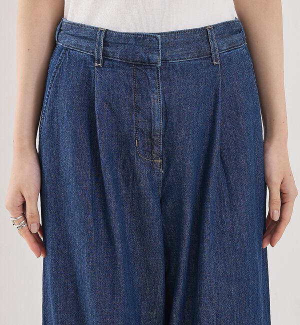 The Store by C' 「【TWP】Hudson St. PANT／ワイドデニムパンツ」|デニム|