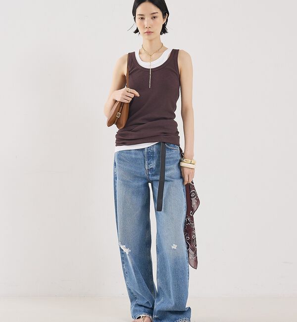 The Store by C' 「【COCUCA】チュニックリブタンク【予約】」|キャミソール|