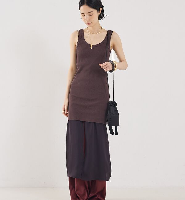 The Store by C' 「【COCUCA】チュニックリブタンク【予約】」|キャミソール|