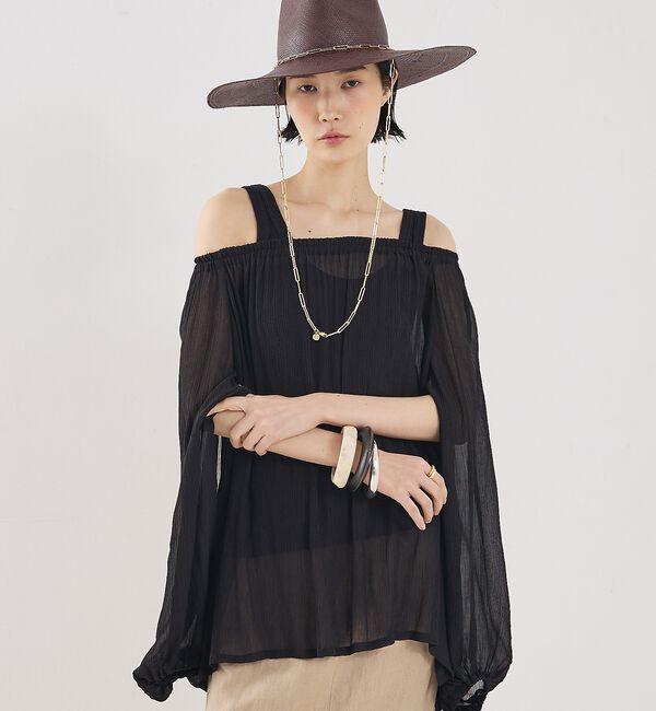 The Store by C' 「【COCUCA】オフショルブラウス【予約】」|シャツ・ブラウス|