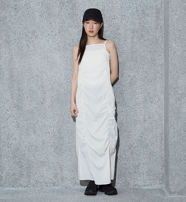 NOMINE「ギャザー キャミワンピース」|ワンピース|