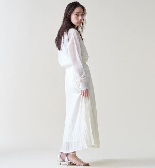 TIARA「メッシュプリーツスカート」|スカート|