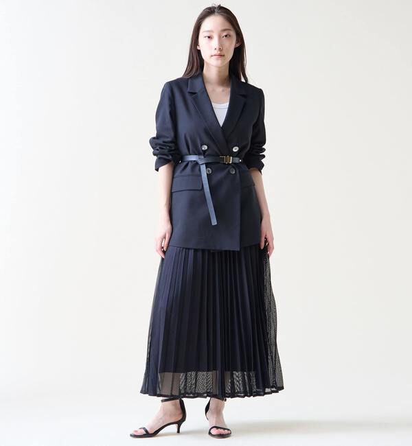 TIARA「メッシュプリーツスカート」|スカート|