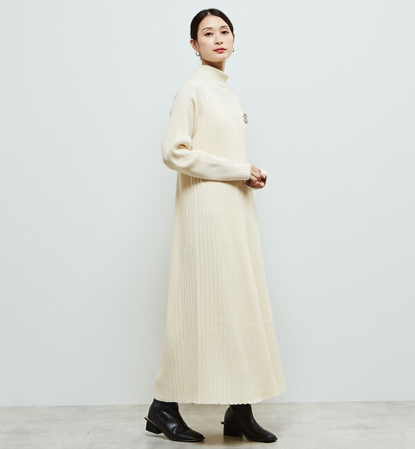 Soffitto「リブ編みニットワンピース」|ワンピース|