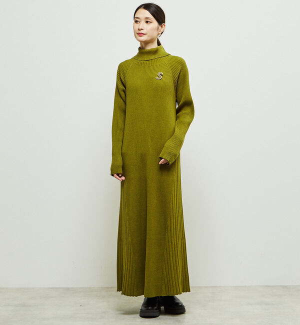 Soffitto「リブ編みニットワンピース」|ワンピース|