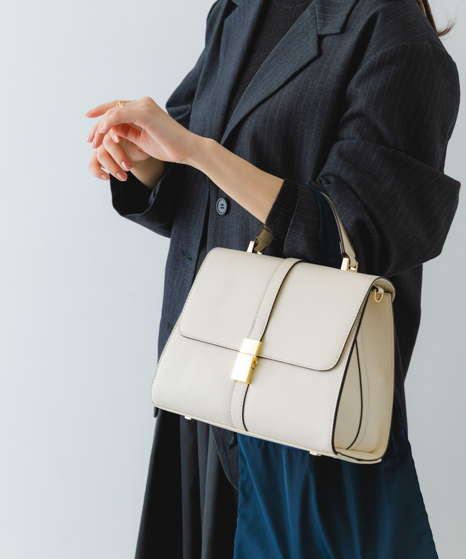 RODE SKO「サブバッグ付フラップハンドバッグ」|ハンドバッグ|