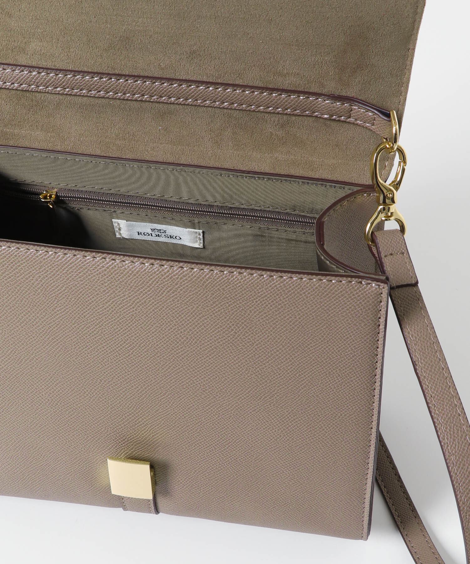 RODE SKO「サブバッグ付フラップハンドバッグ」|ハンドバッグ|