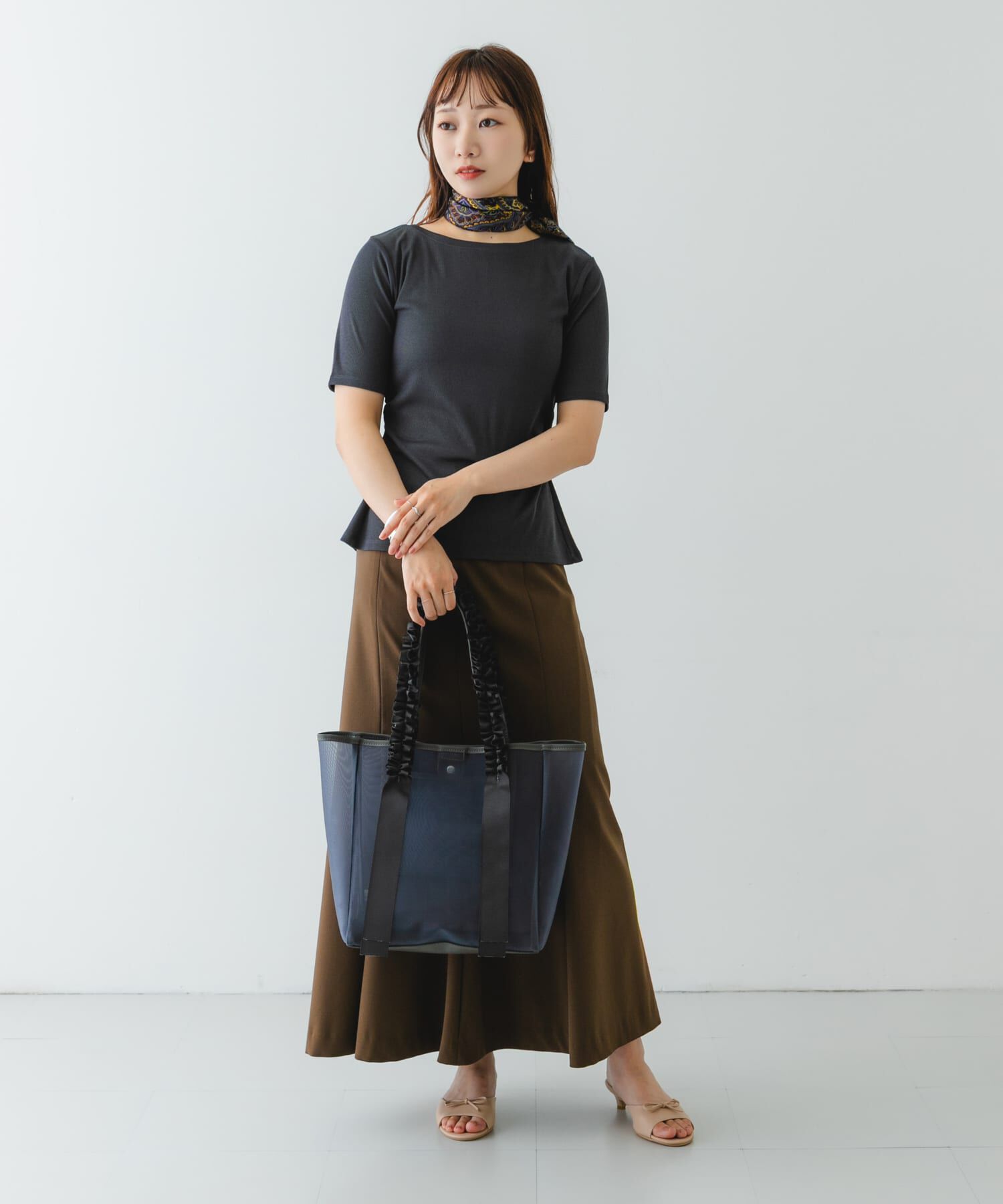 RODE SKO「フリルハンドルシアーバッグ」|トートバッグ|