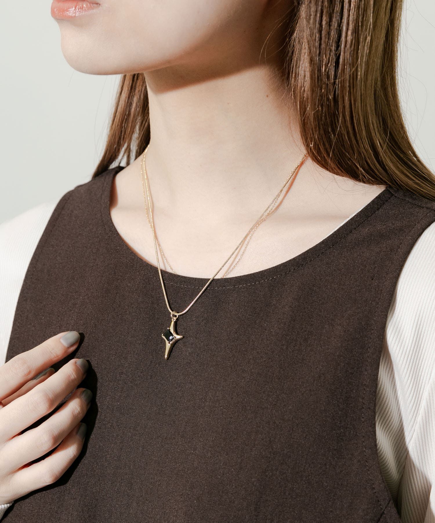 SMELLY「スターストーンネックレス」|ネックレス|