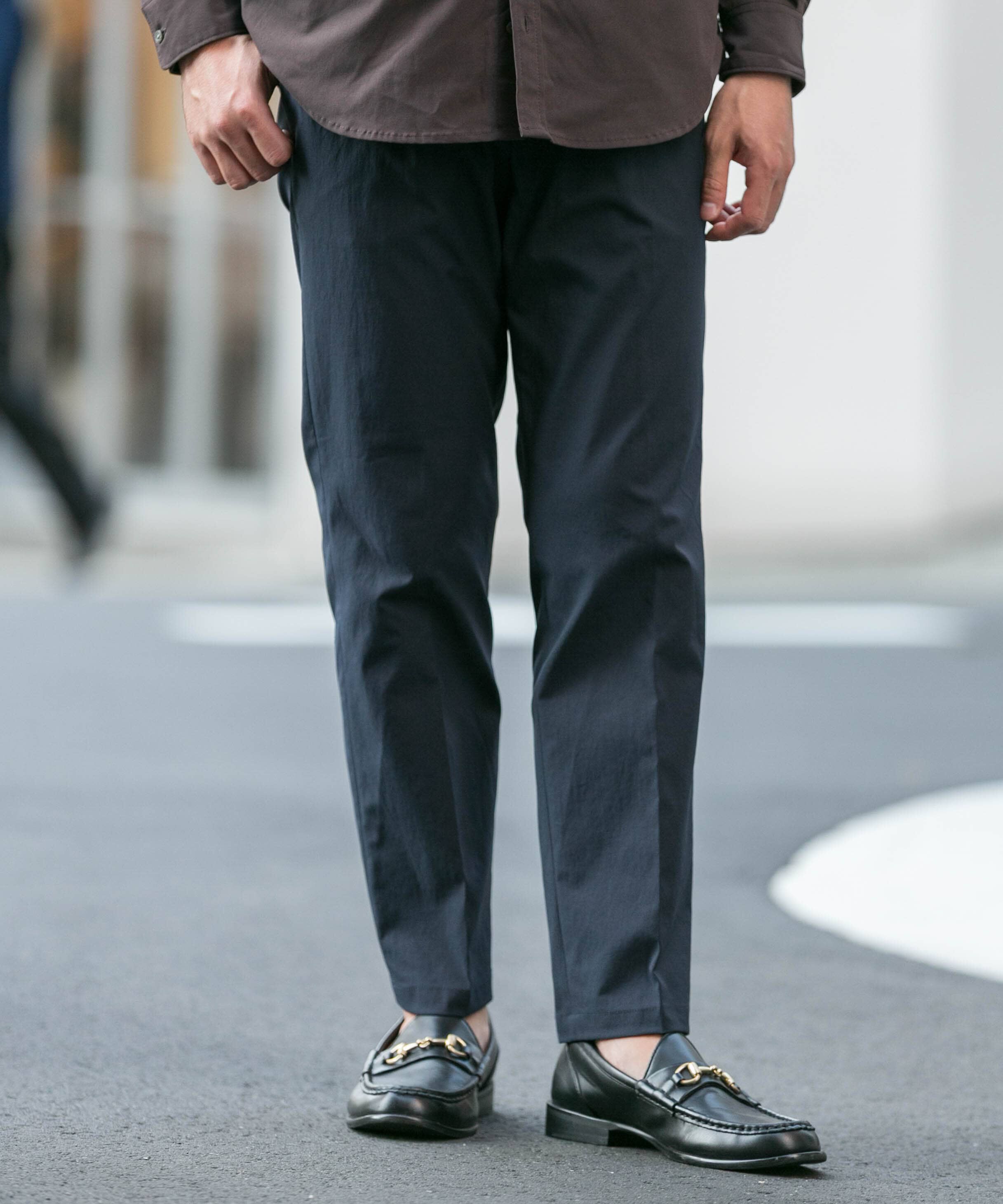 URBAN RESEARCH ROSSO「『セットアップ対応』MARUI ORIMONO　3H DryFabricストレッチストレートパンツ」|その他|ネイビー