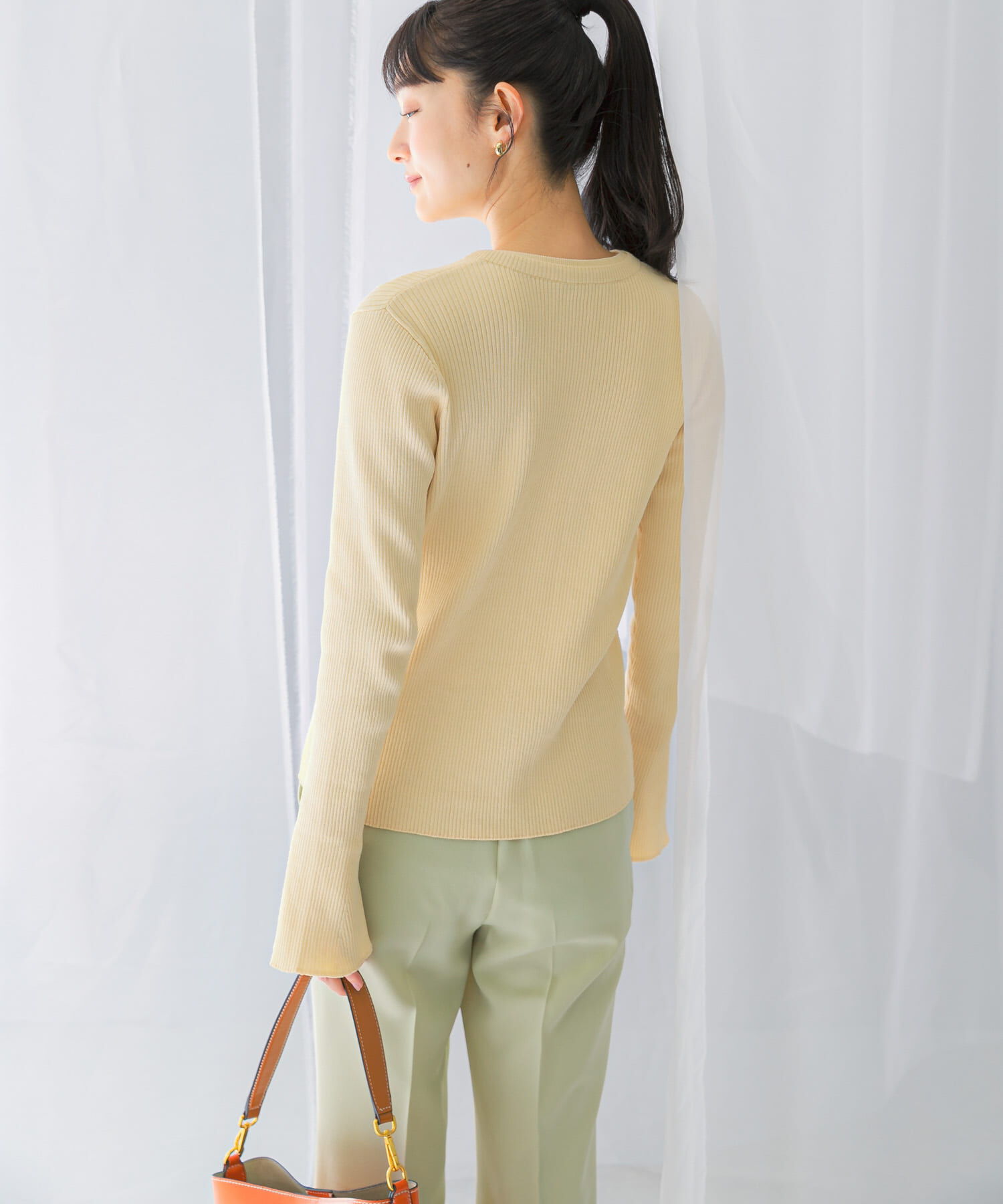 URBAN RESEARCH ROSSO「リボンデザインカーディガン」|カーディガン|