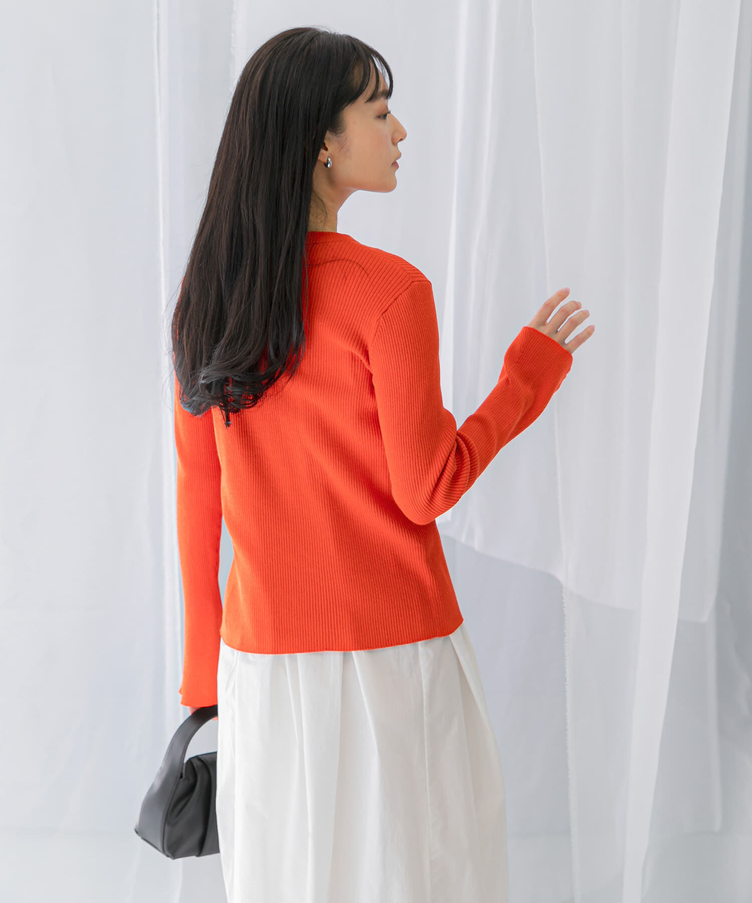 URBAN RESEARCH ROSSO「リボンデザインカーディガン」|カーディガン|