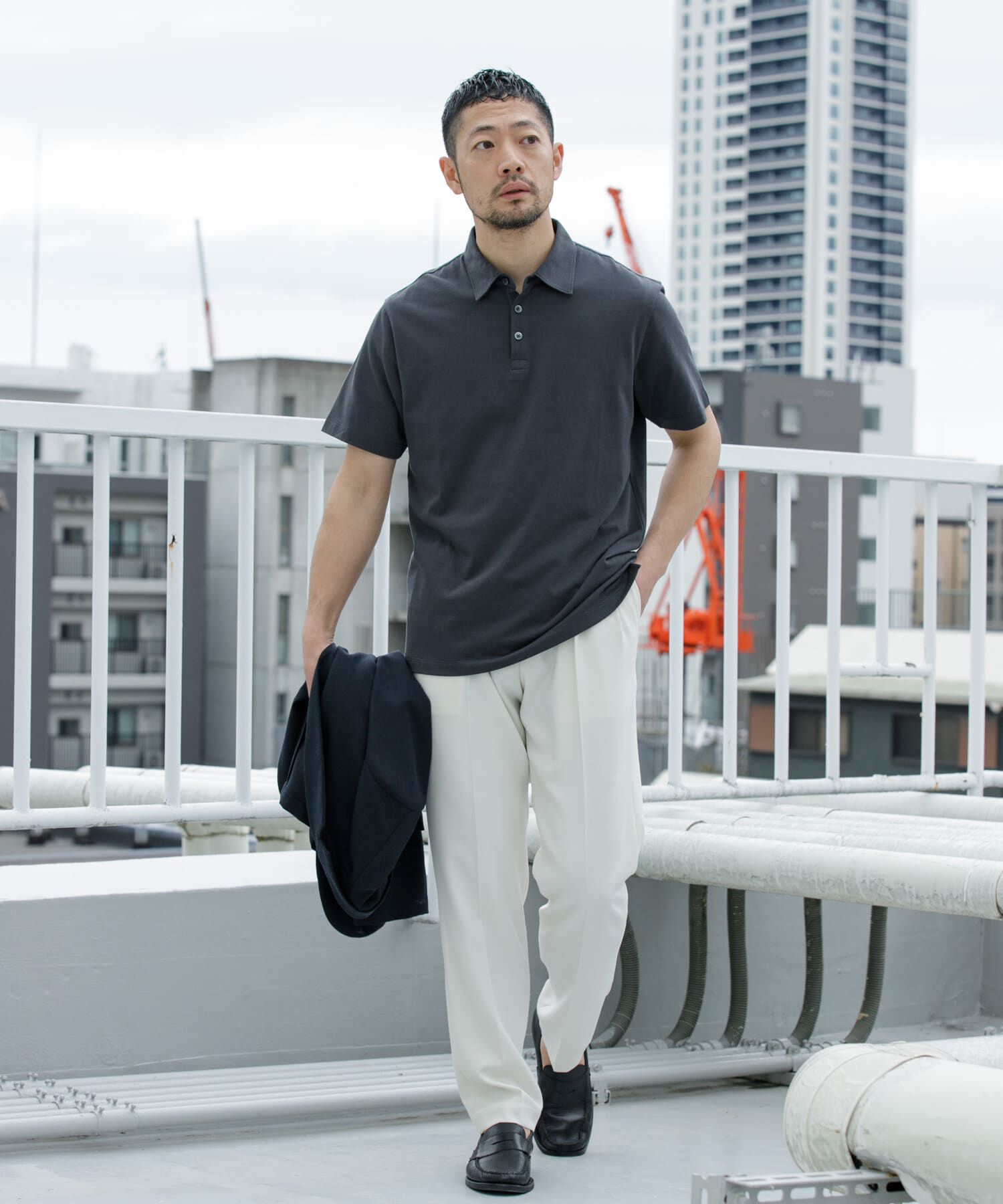 URBAN RESEARCH ROSSO「『WEB限定』『XLサイズあり』吸湿速乾ポロシャツ」|ポロシャツ|