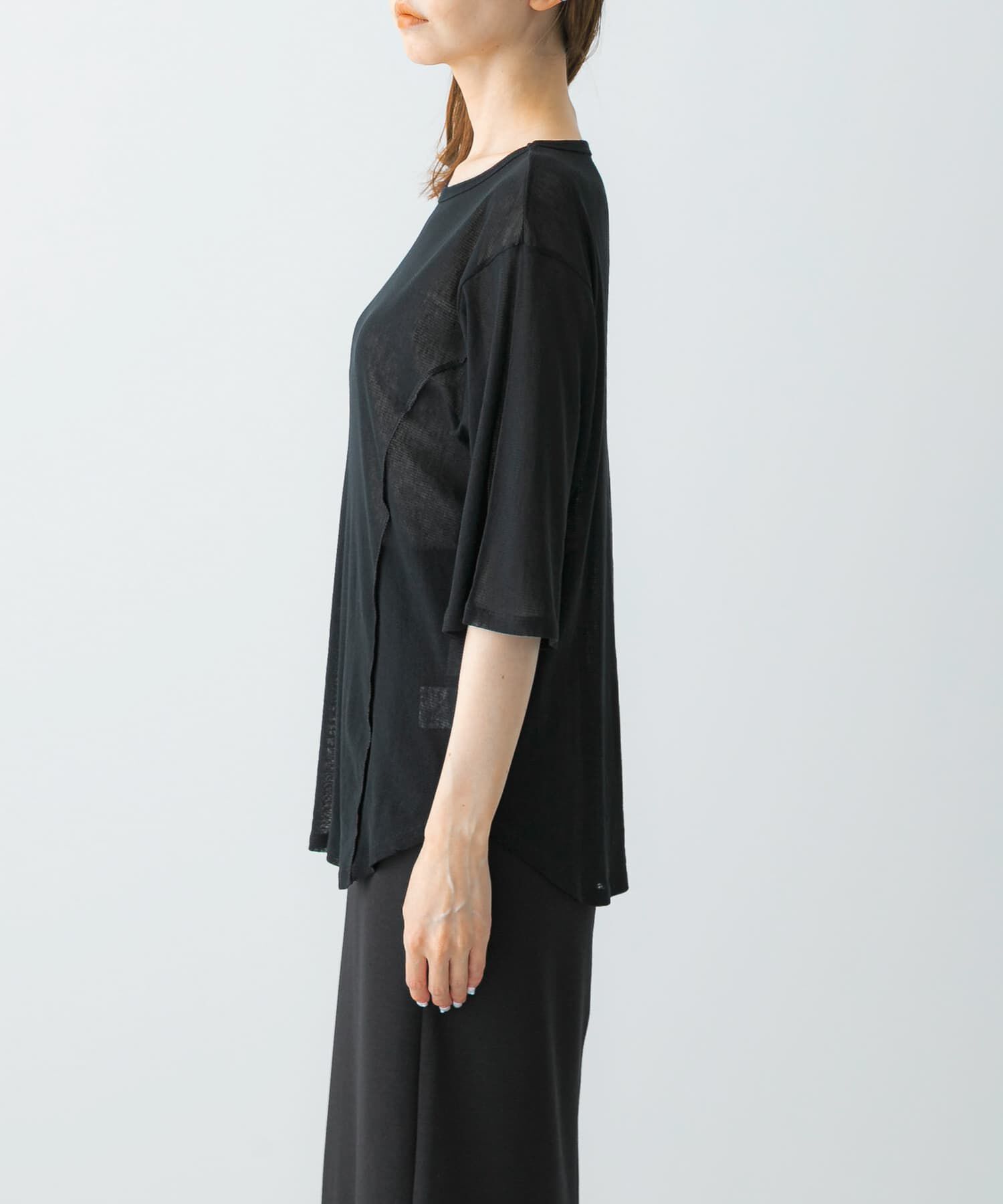 URBAN RESEARCH ROSSO「YENN　COTTON TULLE T-SHIRTS」|Tシャツ・カットソー|
