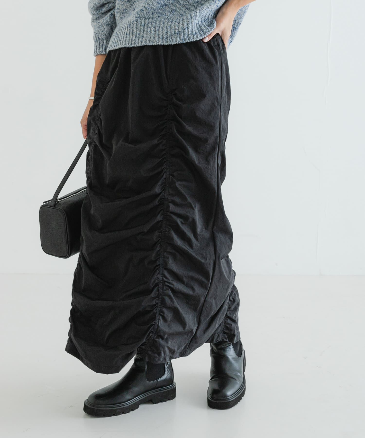 URBAN RESEARCH「シャーリングギャザースカート」|スカート|